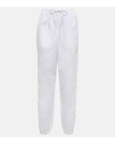 Wardrobe NYC Pantalon de survetement Spray - Blanc