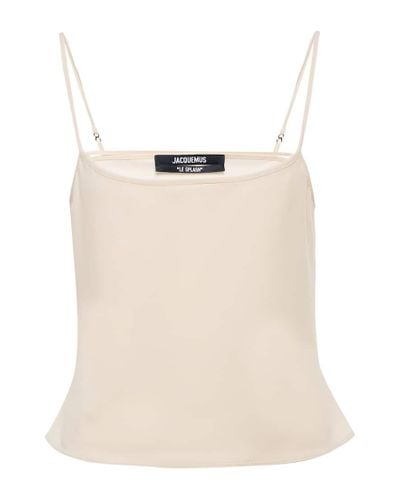 Jacquemus Top Le Haut Tangelo - Natur