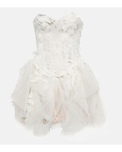 Danielle Frankel Bridal Liv Dress - White