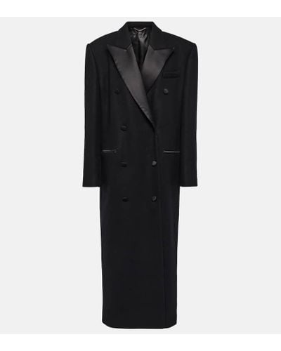 Magda Butrym Wool-blend Coat - Black