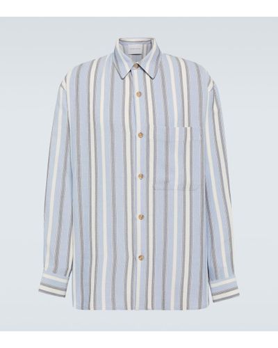 King & Tuckfield Striped Shirt - Blue
