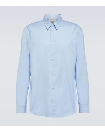 Gabriela Hearst Quevedo Cotton Shirt - Blue