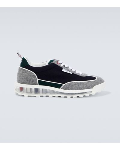 Thom Browne Tech Runner Trainers - Blue