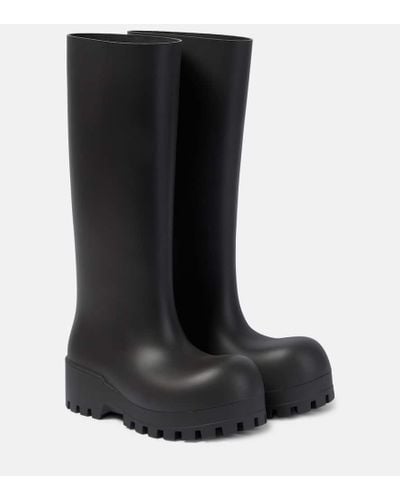Balenciaga Bulldozer Rain Boots - Black