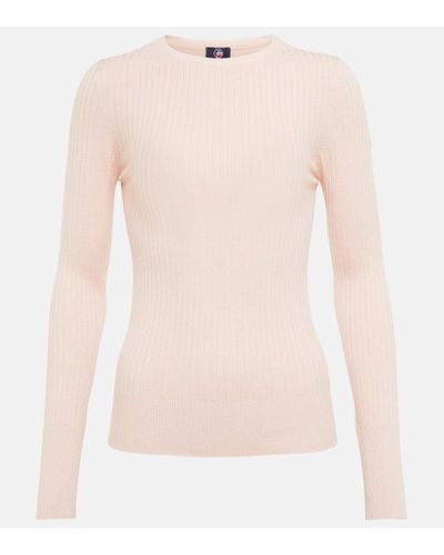 Fusalp Eva Ribbed-knit Sweater - Pink