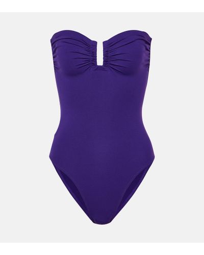 Eres Cassiopee Bandeau Simwsuit - Purple