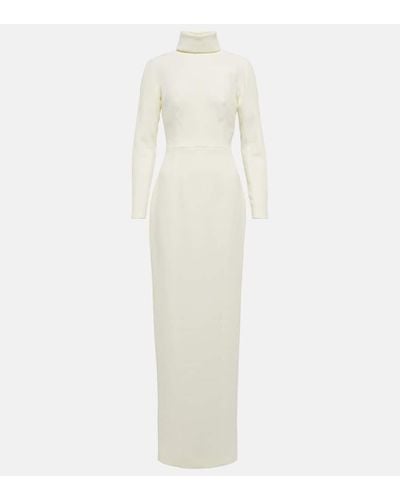 Emilia Wickstead Georgia Crepe Gown - White