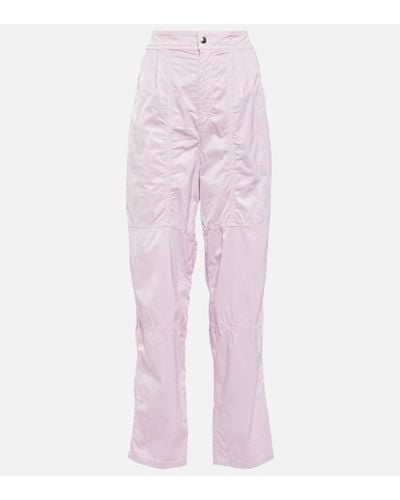 Isabel Marant Low-rise Straight Trousers - Pink