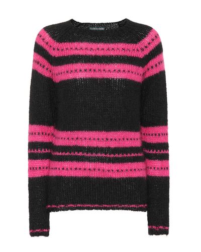ALEXACHUNG Mohair And Wool-blend Jumper - Pink