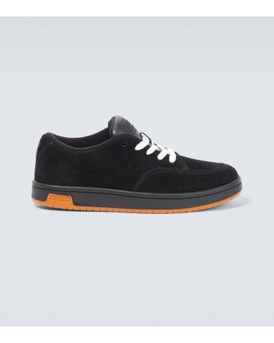 KENZO Dome Suede Trainers - Black