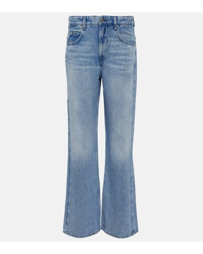 Isabel Marant Belvira Straight Jeans - Blue