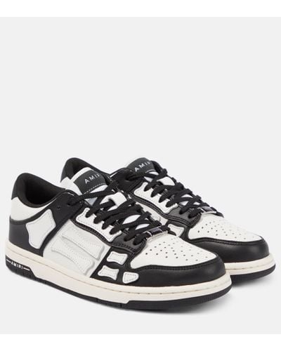 Amiri Skel Top Leather Low-top Trainers - White