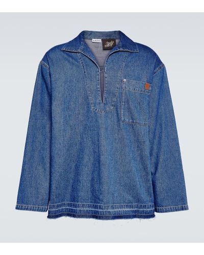 Loewe Paula's Ibiza - Camicia di jeans Vareuse - Blu