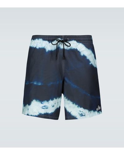 Loewe Paula's Ibiza Tie-dye Swim Shorts - Blue