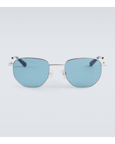 Bottega Veneta Round Sunglasses - Blue