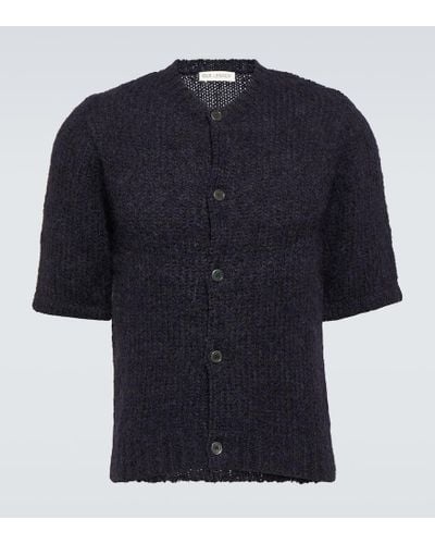 Our Legacy Wool-blend Cardigan - Blue