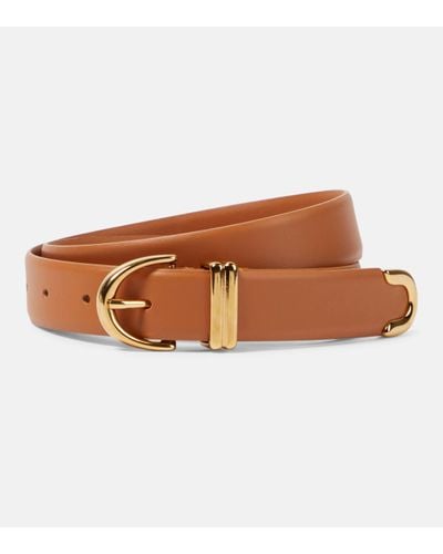 Khaite Bambi Leather Belt - Brown