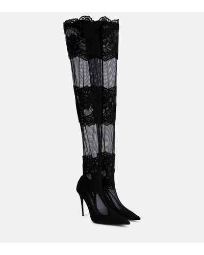 Dolce & Gabbana Over-the-knee boots for Women | Online Sale up to 69% off |  Lyst