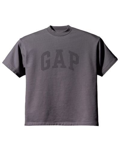 Yeezy Gap Dove Cropped Cotton-blend T-shirt - Black