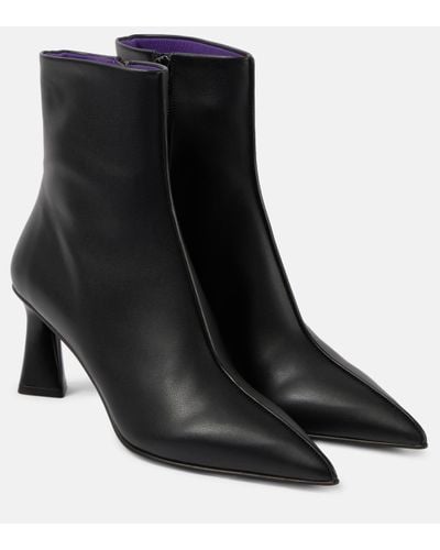 Stella McCartney Elsa Faux Leather Ankle Boots - Black