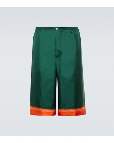 Gucci Silk Pants - Green