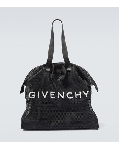 Givenchy Tote G-Shopper Large de malla - Negro