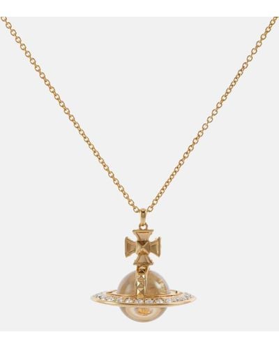 Vivienne Westwood Verzierte Halskette Orb - Mettallic