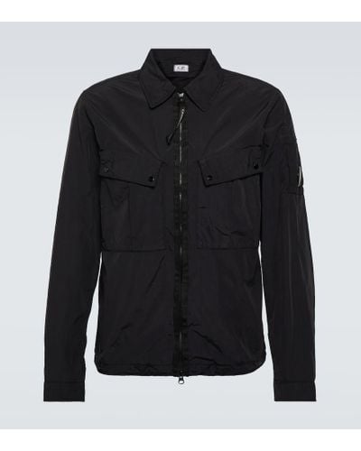 C.P. Company Flatt Nylon Jacket - Black