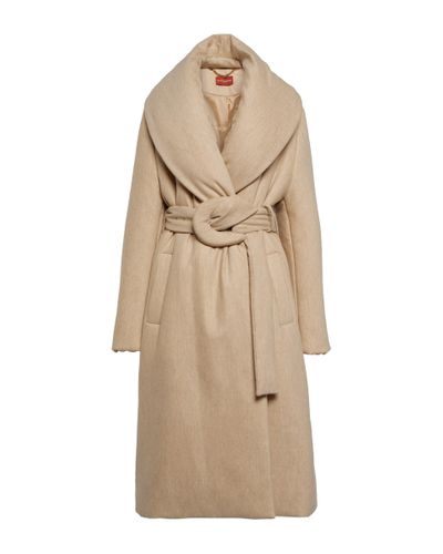 Altuzarra Aneka Padded Wool-blend Coat - Natural