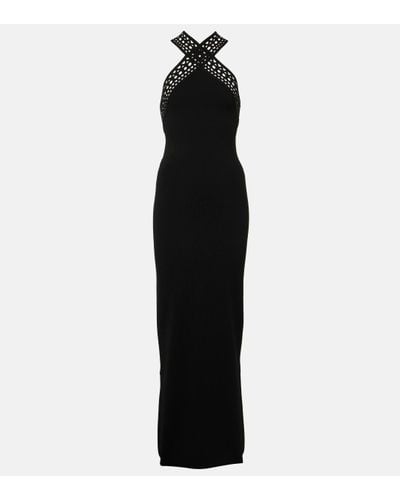 Alaïa Vienne Halterneck Gown - Black