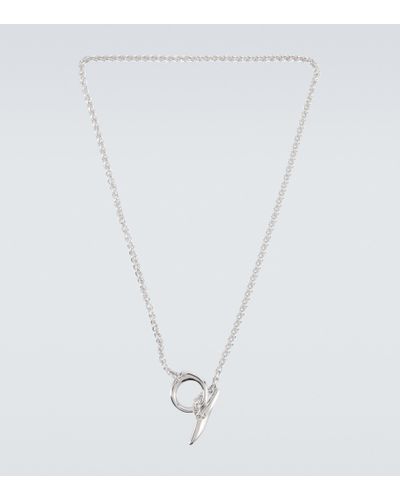 Tom Wood Collana Robin in argento sterling - Bianco