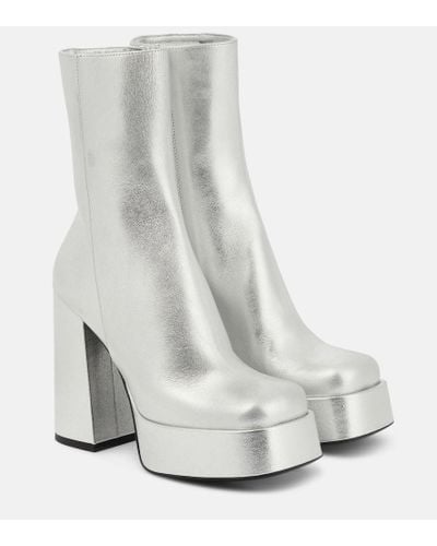 Versace Aevitas 170mm Metallic-effect Boots