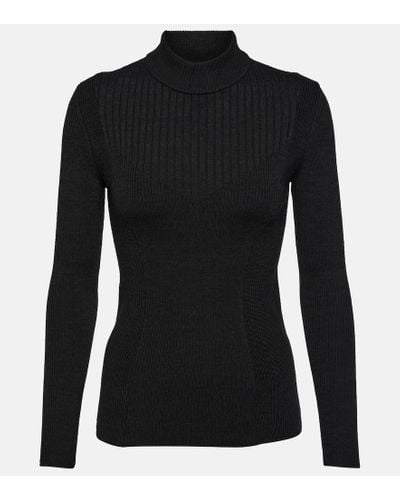 Isabel Marant Ickaria Wool-blend Turtleneck Sweater - Black