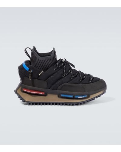 Moncler Genius X Adidas High-Top Sneakers NMD Runner - Blau