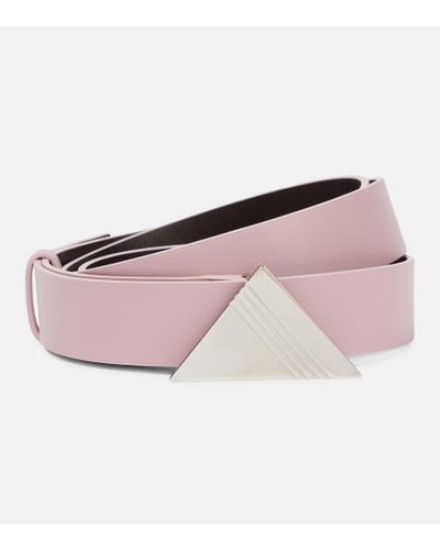 The Attico Leather Belt - Pink