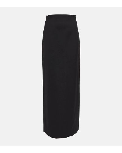 Wardrobe NYC Wool Maxi Skirt - Black