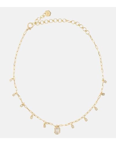 SHAY Diamond Illusion 18kt Gold Choker With Diamonds - Natural