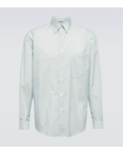AURALEE Hemd aus einem Baumwollgemisch - Weiß