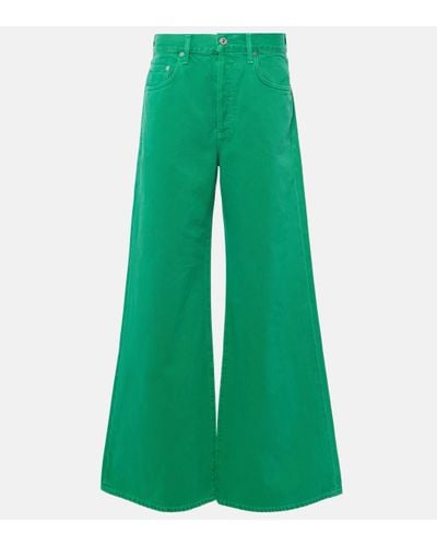 Citizens of Humanity Beverly Slouch Mid-rise Bootcut Jeans - Green
