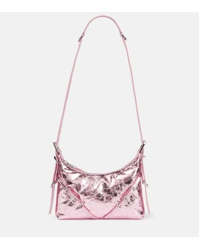 Givenchy Voyou Mini Leather Shoulder Bag - Pink