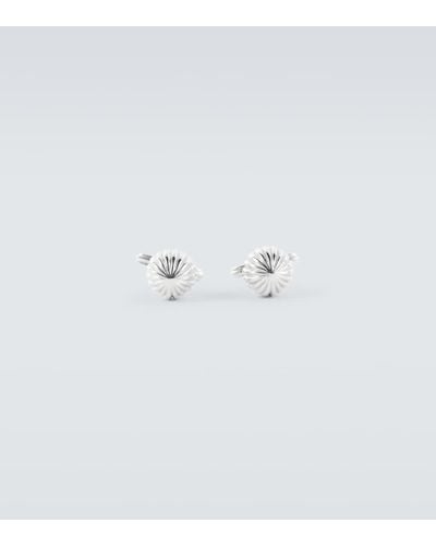 Lanvin Platinum-plated Cufflinks - White