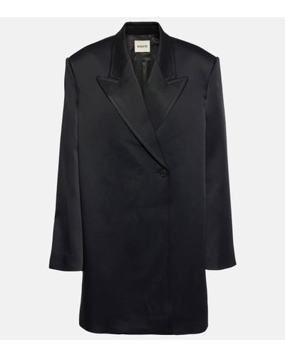 Khaite Ray Oversized Coat - Black