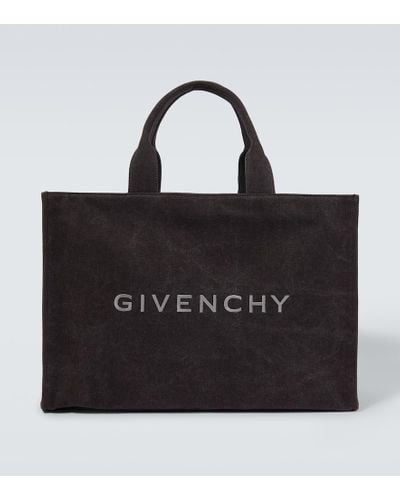 Givenchy Borsa in canvas con logo - Nero