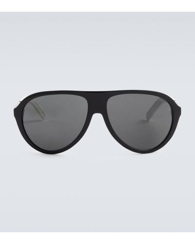 Moncler Lunettes de soleil aviateur - Marron