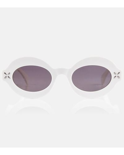 Alaïa Round Sunglasses - Purple