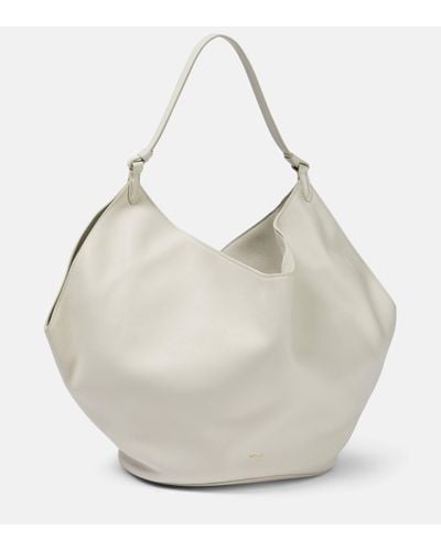 Khaite Cabas Lotus Medium en cuir - Blanc