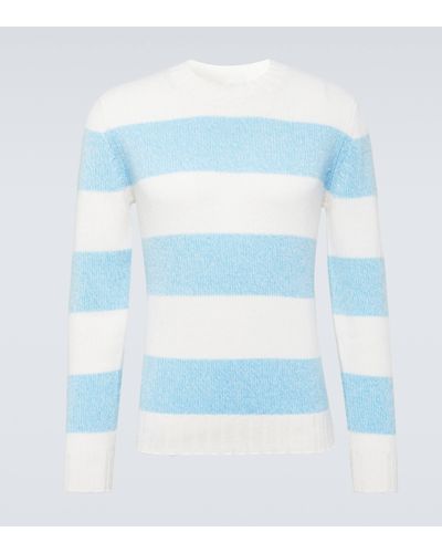 Allude Wool And Cashmere Jumper - Blue