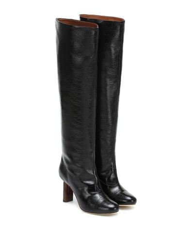 Rejina Pyo Allegra Leather Knee-high Boots - Black