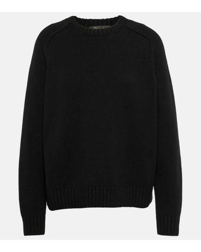 Loro Piana Parksville Cashmere Sweater - Black