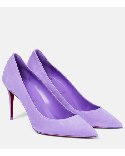 Christian Louboutin Pumps Kate 85 in suede - Viola